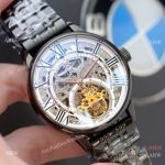 Copy Vacheron Constantin Skeleton Wristwatch All Black Rose Gold Hands